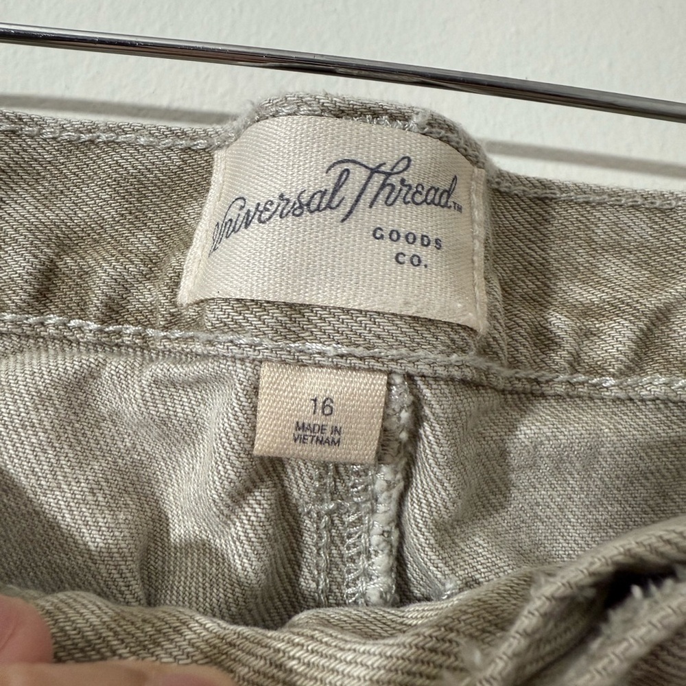 NWOT Universal thread Denim Maxi Jean Skirt Light Leopard Animal Print. 
Size 16 - Picture 6 of 11